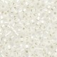 Miyuki seed beads 8/0 - Silverlined matte crystal 8-1F